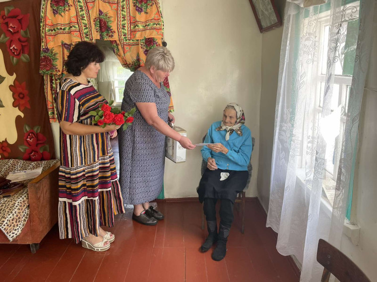 Жительница с. Кондровка отпраздновала 95-летний юбилей!. Жительница с. Кондровка отпраздновала 95-летний юбилей!.