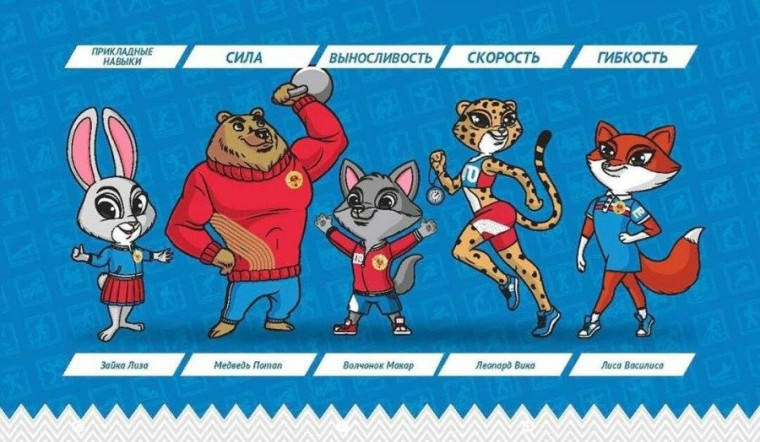 Талисманы ГТО. Талисманы ГТО.